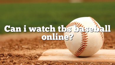 Can i watch tbs baseball online?