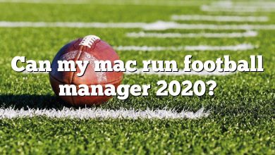 Can my mac run football manager 2020?