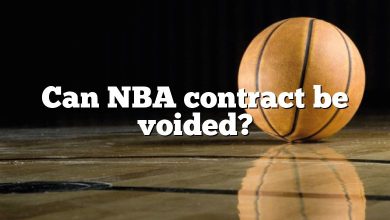Can NBA contract be voided?