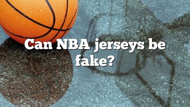 Can NBA jerseys be fake?