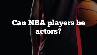 Can NBA players be actors?