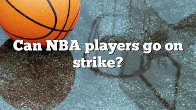 Can NBA players go on strike?
