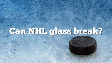 Can NHL glass break?