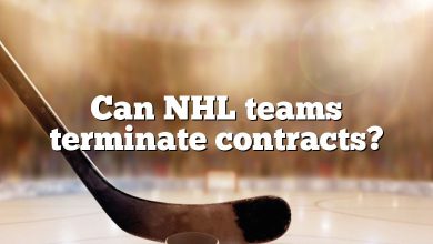 Can NHL teams terminate contracts?