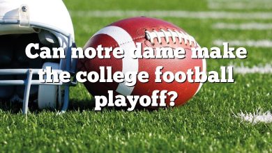 Can notre dame make the college football playoff?
