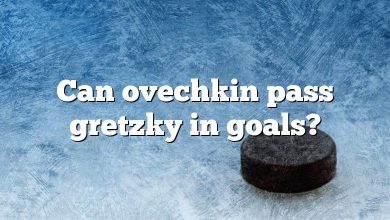 Can ovechkin pass gretzky in goals?