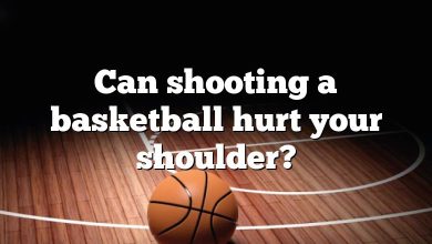 Can shooting a basketball hurt your shoulder?