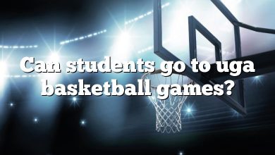 Can students go to uga basketball games?