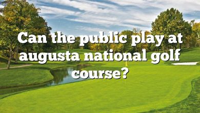 Can the public play at augusta national golf course?