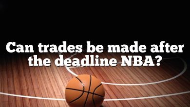 Can trades be made after the deadline NBA?