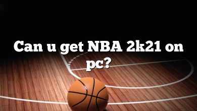 Can u get NBA 2k21 on pc?