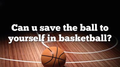 Can u save the ball to yourself in basketball?