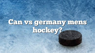 Can vs germany mens hockey?