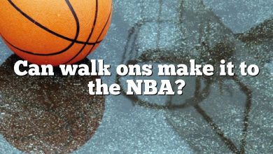 Can walk ons make it to the NBA?