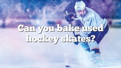 Can you bake used hockey skates?