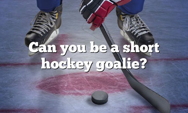 Can you be a short hockey goalie?