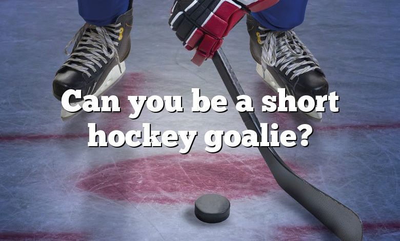 Can you be a short hockey goalie?