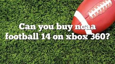 Can you buy ncaa football 14 on xbox 360?