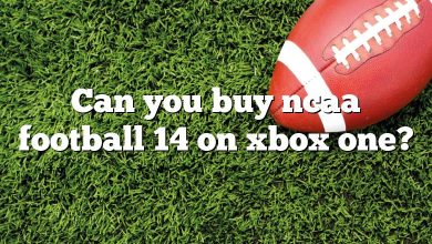 Can you buy ncaa football 14 on xbox one?