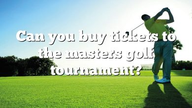 Can you buy tickets to the masters golf tournament?