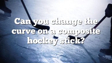 Can you change the curve on a composite hockey stick?