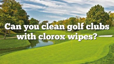 Can you clean golf clubs with clorox wipes?