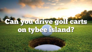 Can you drive golf carts on tybee island?