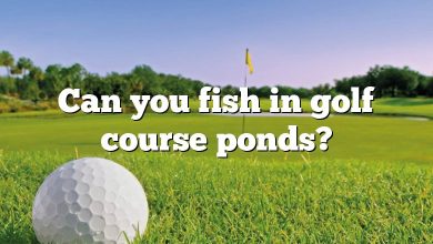 Can you fish in golf course ponds?