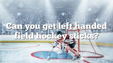 Can you get left handed field hockey sticks?