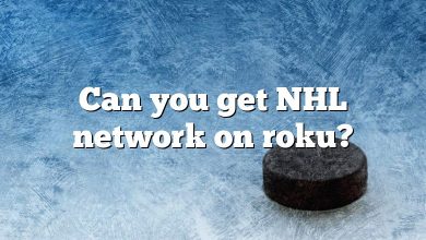 Can you get NHL network on roku?