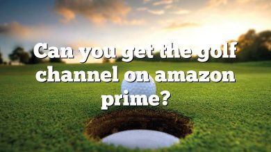 Can you get the golf channel on amazon prime?