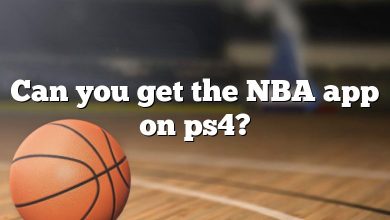 Can you get the NBA app on ps4?