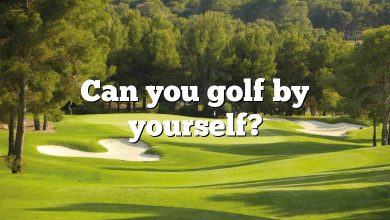 Can you golf by yourself?