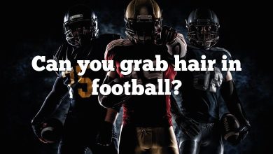 Can you grab hair in football?