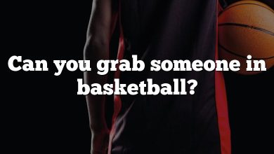 Can you grab someone in basketball?