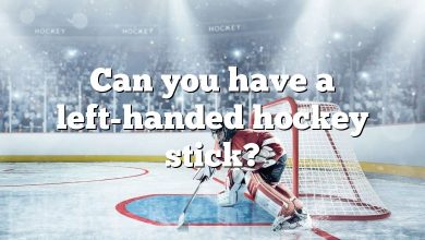Can you have a left-handed hockey stick?