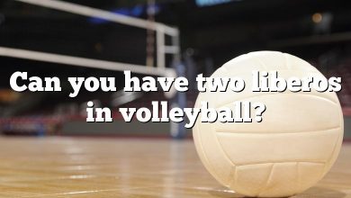 Can you have two liberos in volleyball?