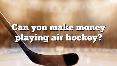 Can you make money playing air hockey?