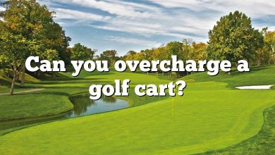 Can you overcharge a golf cart?