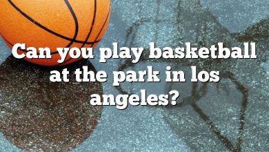 Can you play basketball at the park in los angeles?