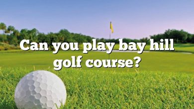 Can you play bay hill golf course?