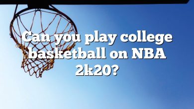 Can you play college basketball on NBA 2k20?