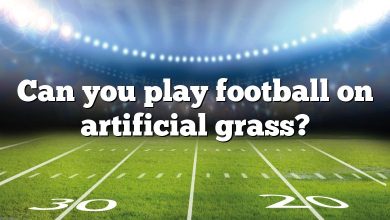 Can you play football on artificial grass?