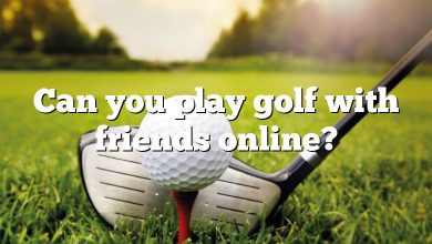 Can you play golf with friends online?