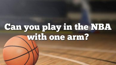 Can you play in the NBA with one arm?