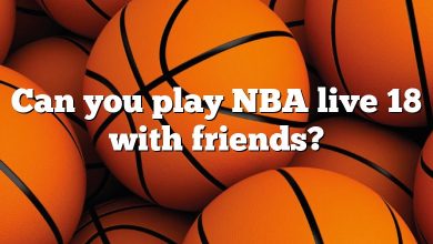 Can you play NBA live 18 with friends?