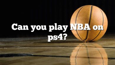 Can you play NBA on ps4?