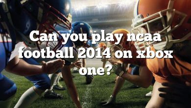 Can you play ncaa football 2014 on xbox one?