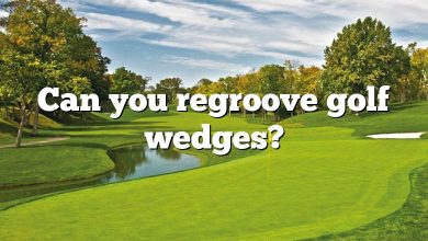 Can you regroove golf wedges?