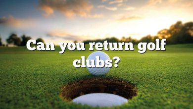 Can you return golf clubs?